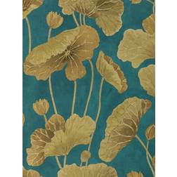 Sanderson Lotus Leaf Midnight Copper