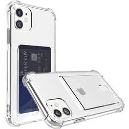 Transparent Bakskal Med Kortfack iPhone 12 Mini