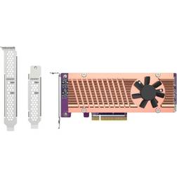 QNAP QM2-2P-384A PCIe X8 Storage Controller