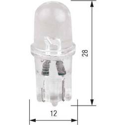 Strands T10 24V 5W LED Vit