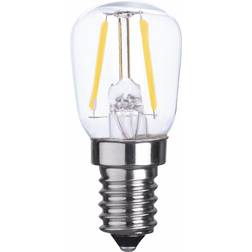 Malmbergs 2-pack filament LED-lampa, Päron, Klar, 2W, E14, 230V, MB