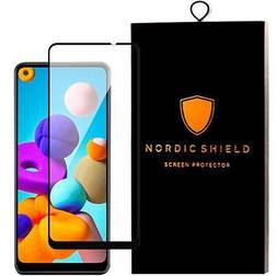 Nordic Shield Samsung Galaxy A21 Skærmbeskyttelse 3D Curved (Bulk)