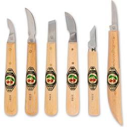 Kirschen 6 Piece Chip Carving Knife Set