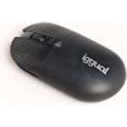 Iggual Ratón Bluetooth YIN-1600DPI Negro