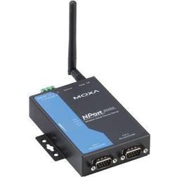 MOXA wireless device server 802.11a nport w2250a, 2-port rs-232/42 457