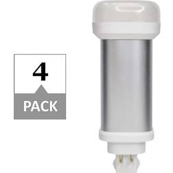 Simply Conserve 18-Watt Equivalent CFLNI Vertical G24Q PL LED Light Bulb 4000K in Cool White (4-Pack)