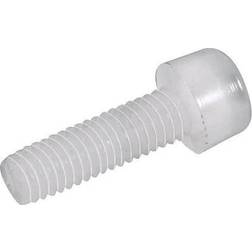 Toolcraft 830315 Allen screws M5 25 Hex socket Allen DIN 912 Plastic, Polyamide