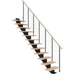 Dolle Hamburg Ligeløb Sort-STYLE 6-Olieret Bøg 277 - 322 cm