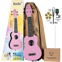 Ortega K2-FYD Soprano Ukulele Pack Fairy Dust