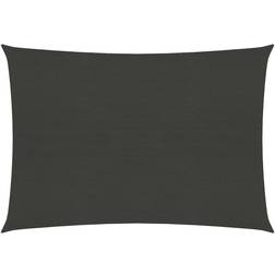 vidaXL Aurinkopurje 6x7 m HDPE Antrasiitti