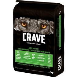 Crave 2x11,5 kg Dog Adult Lam & Okse hundefoder 11.5kg