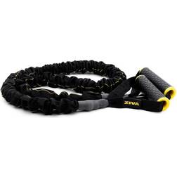 Ziva Portable Lightweight Resistance Tube Band with Safety Sleeve Extra Heavy