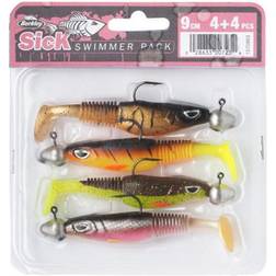 Berkley Sick Swimmer 9cm 4pc Pre-Rigged Bismuth