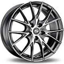 MSW 25 Matt Titanium Machined Face 8x17 5/114.3 ET45 B73.1