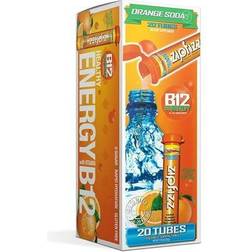 Zipfizz Healthy Energy Drink Mix Orange Soda 20 Count