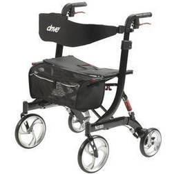 Drive Medical 10266hdbk Nitro Euro Style Walker Rollator Heavy Duty