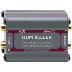 RDL AV-HK1 HUM KILLER Stereo Audio Isolation Transformer