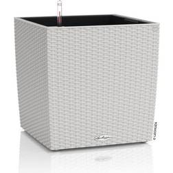 Lechuza 12 Gray All In One Cube Wicker Planter Krukke