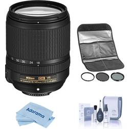 Nikon 18-140mm f/3.5-5.6G ED AF-S DX NIKKOR VR Lens with Hoya 77mm Kit