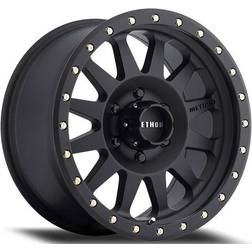 Race Wheels Double Standard, 17x8.5 with 6 on 135 Bolt Pattern - Black