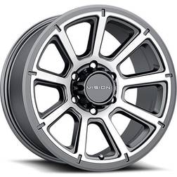 Vision Off-Road Turbine 17x8.5 5x127 -6et Wheel