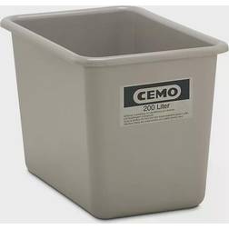 Cemo GFK-Behälter 200l Innenmaße L800xB490xH590mm grau