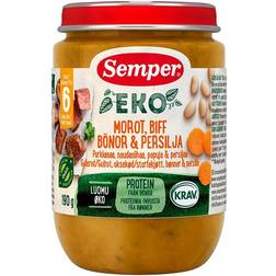 Semper EKO Mos Med Gulerod, Bøf, Bønner & Persille
