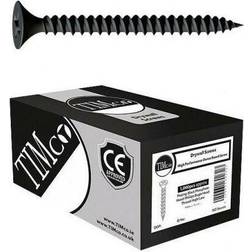 Timco 4.2 75mm Drywall Fine Thread Black Screws