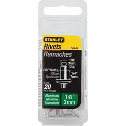 Stanley 3mm Medium Aluminium Rivets- Pack of