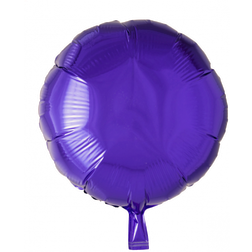 Rund Folieballon Lilla