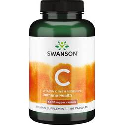 Swanson Premium C-1000 Vitamin C with Rose Hips 1000