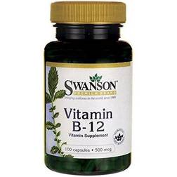 Swanson Vitamin B-12 500mcg 100