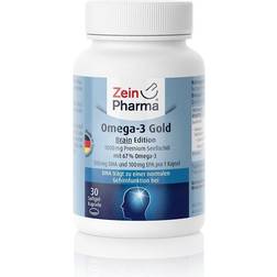 Zein Pharma Pharma Omega-3 Gold Brain Edition Support Heart Health 1000mg