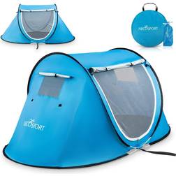 Automatic Pop-up Beach Tent for 1-3 Person, Anti-UV and Waterproof