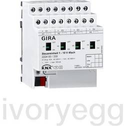 Gira KNX control unit 1-10 V, 4-gang with manual mode