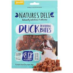 Natures Deli Deli Duck Training Bites Dog Treats Training aid, Nutritious, Naturally Low