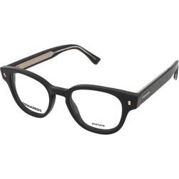 DSquared2 D2 0057 807 De Vue Homme Noires (Seulement Monture)