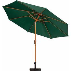 Amir Royalcraft Woodlook Crank and Tilt Parasol Green 3m