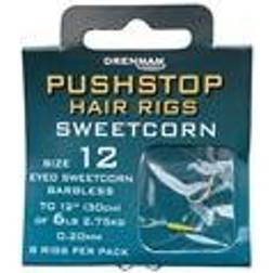 Drennan Pushstop Hrig Sweetcorn Tied Hook Golden 8