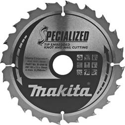 Makita Rundsavsklinge til træ Specialized; 185x2x30 mm; Z20; 25°