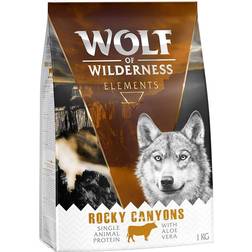 Wolf of Wilderness Rocky Canyons Manzo Crocchette Per Cani 3 + 1 Gratis