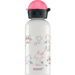 Sigg All My Friends, 400 ml, Dagligt forbrug, Hvid, Aluminium, Barn, Billede