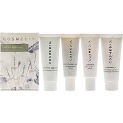 CosMedix Even Skin Tone Essentials 4 Pc Kit - 0.5oz Purity Clean 0.5oz Simply Brilliant 0.5oz Serum