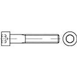 Toolcraft TO-6857088 Cylinderhoved-skruer M5 sekskant DIN 912 Rustfrit stål V2A A2