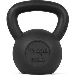 Yes4All Cast Iron Kettlebell Single 50lb