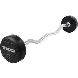 TKO Broken Barbell Rubber Filled 40kg (K807R-40)