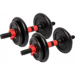 Gorilla Sports Hantlar 25mm Gjutjärn 2x7,5kg 2x12,5kg 2x12,5kg