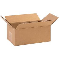 09'' x 5'' x 3'' Standard Corrugated Shipping Box, 200#/ECT, 25/Bundle (953) Kraft