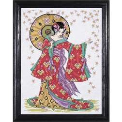 Design Works Crafts Rode Geisha Telborduurpakket Multi per Meter
