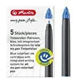 Herlitz Tintenroller-Patronen My.Pen Blau 5 Stück